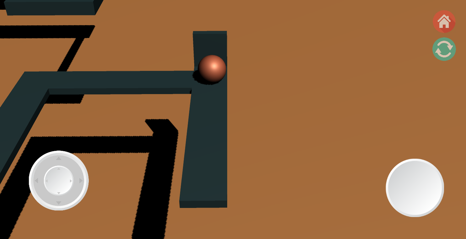 Mobile ball game narrow path